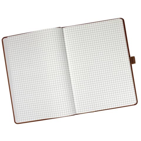 Taccuino con copertina impermeabile Donau Outdoor A5 - 56 ff 120 g/m² quadretti - marrone - 330370022